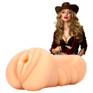 Cowgirl - realistická umelá vagína (telovej farby)