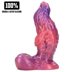 Au! Galactic Ravager - silikónový fantazijný dildo (fialový)