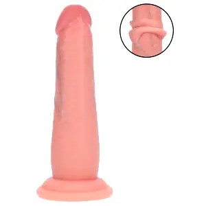 Realistický dvojitej hustoty dildo (telovej farby) - 15