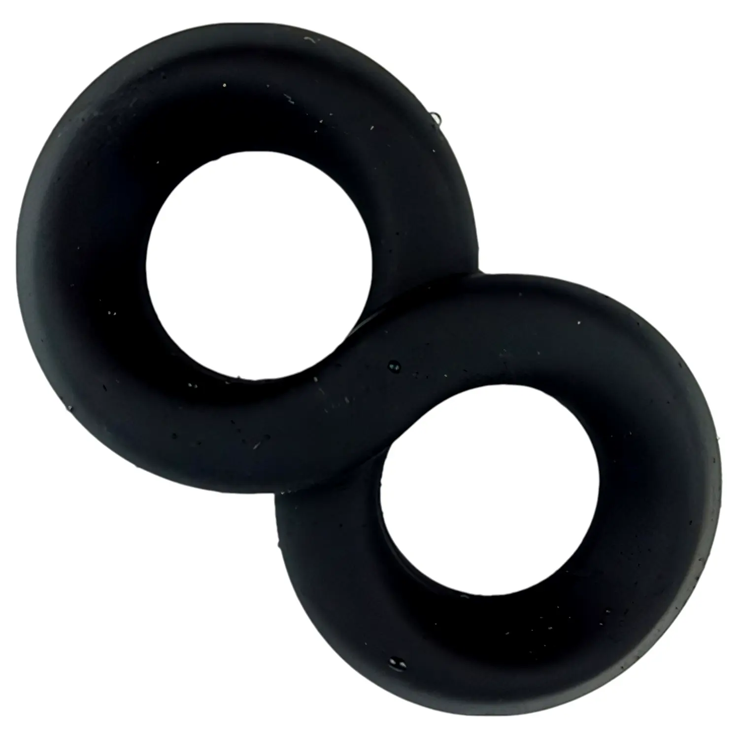 Taur - dvojitý krúžok na penis a semenníky (čierny) - 20 mm Taur - dvojitý krúžok na penis a semenníky (čierny) - 20 mm