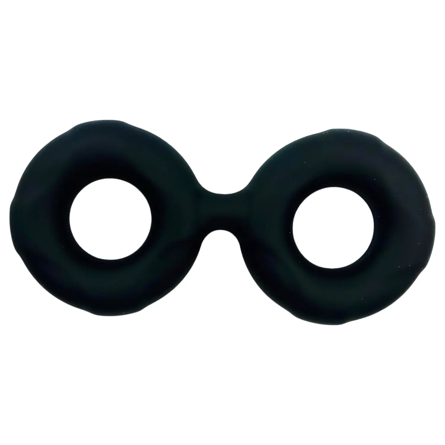 Taur - dvojitý krúžok na penis a semenníky (čierny) - 25 mm Taur - dvojitý krúžok na penis a semenníky (čierny) - 25 mm