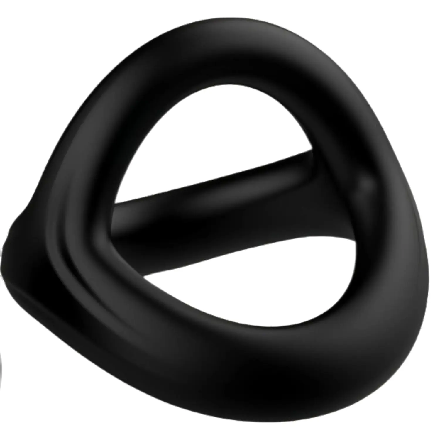 Taur - Y‑tvarový krúžok na penis a miešok (čierny) - M Taur - Y‑tvarový krúžok na penis a miešok (čierny) - M