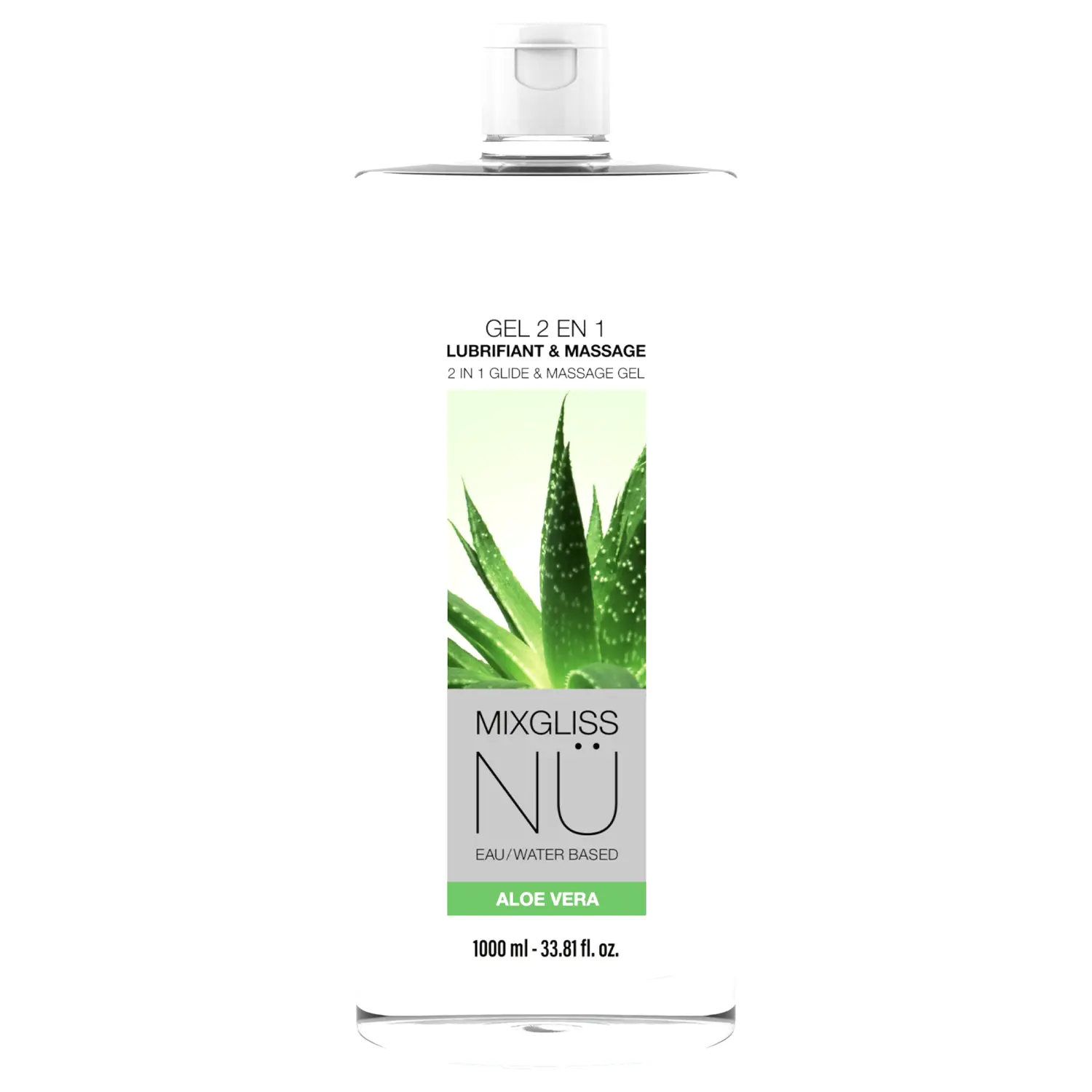 Mixgliss Nu Aloe Vera nuru masážny gél a lubrikant (1000 ml) Mixgliss Nu Aloe Vera nuru masážny gél a lubrikant (1000 ml)