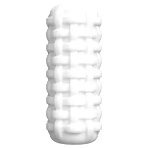 Dorcel Cup Tight masturbátor pre mužov s perličkovým kanálikom (biely)