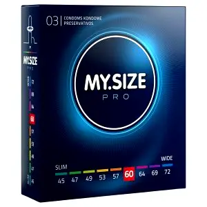 My.Size PRO prezervatív na mieru 60 mm (3 ks)