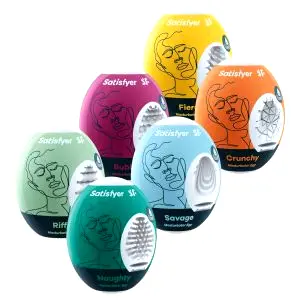 Egg Set - masturbátor vajíčko sada - 6 kusov