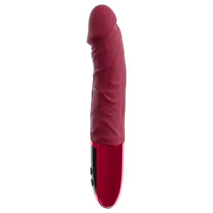 Beau Coeur Varelo realistický silikónový vibrátor na batériu (červený)