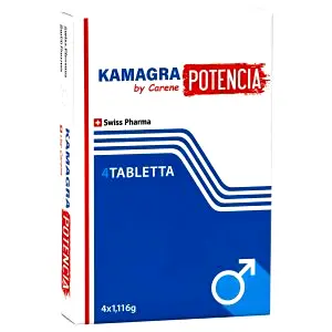 Kamagra by Carene Potencia - výživový doplnok v tabletách pre mužov - 4 ks