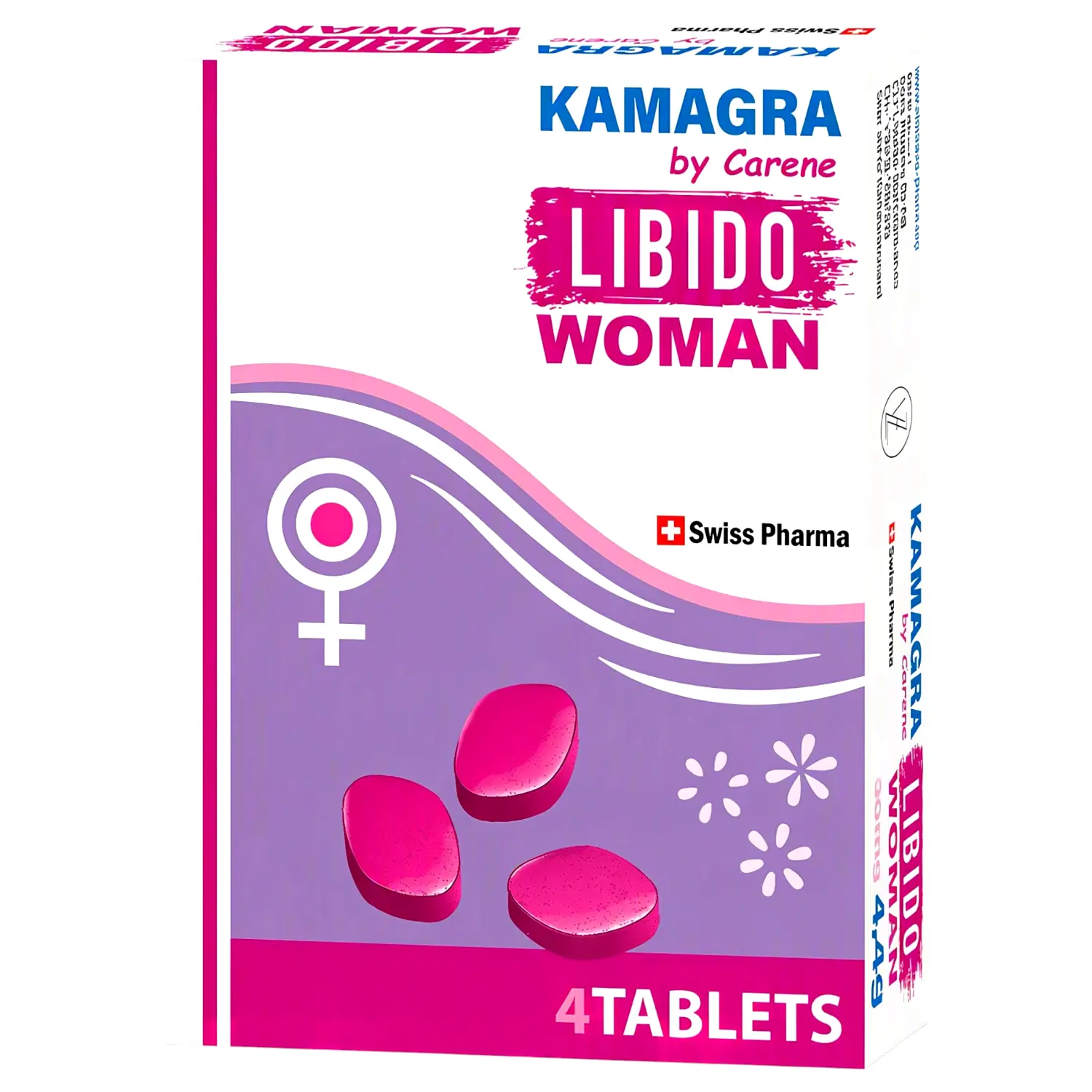 Kamagra by Carene Libido Woman výživový doplnok v tabletách pre ženy 4 ks Kamagra by Carene Libido Woman výživový doplnok v tabletách pre ženy 4 ks