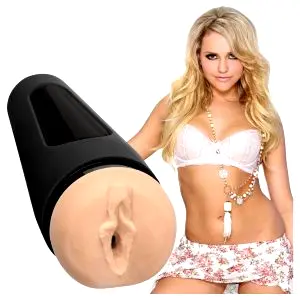 Doc Johnson Main Squeeze Mia Malkova realistický vaginálny masturbátor (telovej farby)