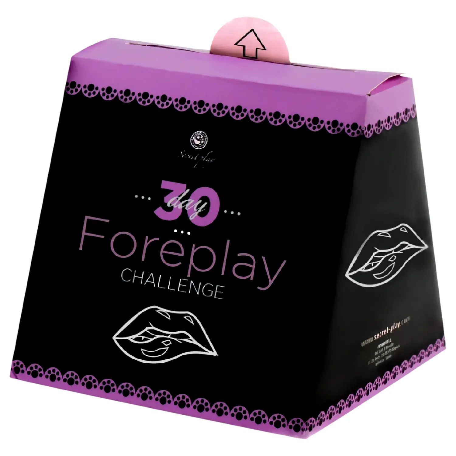 Secret Play 30 Day Foreplay Challenge kartová hra výzva predohry (angličtina Secret Play 30 Day Foreplay Challenge kartová hra výzva predohry (angličtina