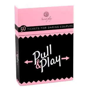 Secret Play Pull & Play erotická kartová hra pre páry (50 kariet) v 7 jazykoch