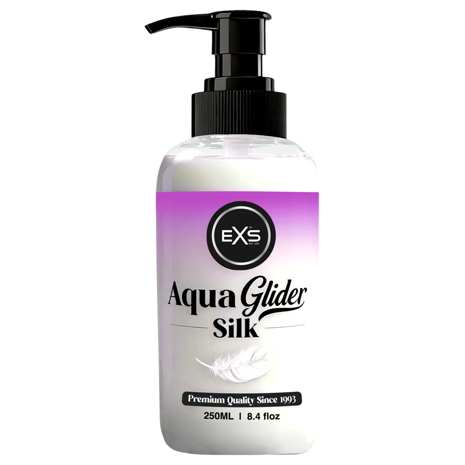 EXS AquaGlider Silk hodvábny lubrikačný gél na vodnej báze v pumpičkovej fľaši (250 ml) EXS AquaGlider Silk hodvábny lubrikačný gél na vodnej báze v pumpičkovej fľaši (250 ml)