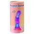 Love to Love Sugar Bomb svietiace silikónové dildo s LED (ružovo-žlté) 16,9 cm