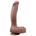 Nature Cock – realistický dvojvrstvový dildo – 26 cm – telová farba