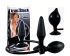 True Black Inflatable Butt Plug – balón s prísavkou