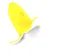 Rechargeable Waterproof Banana Vibrator (Yellow-White)